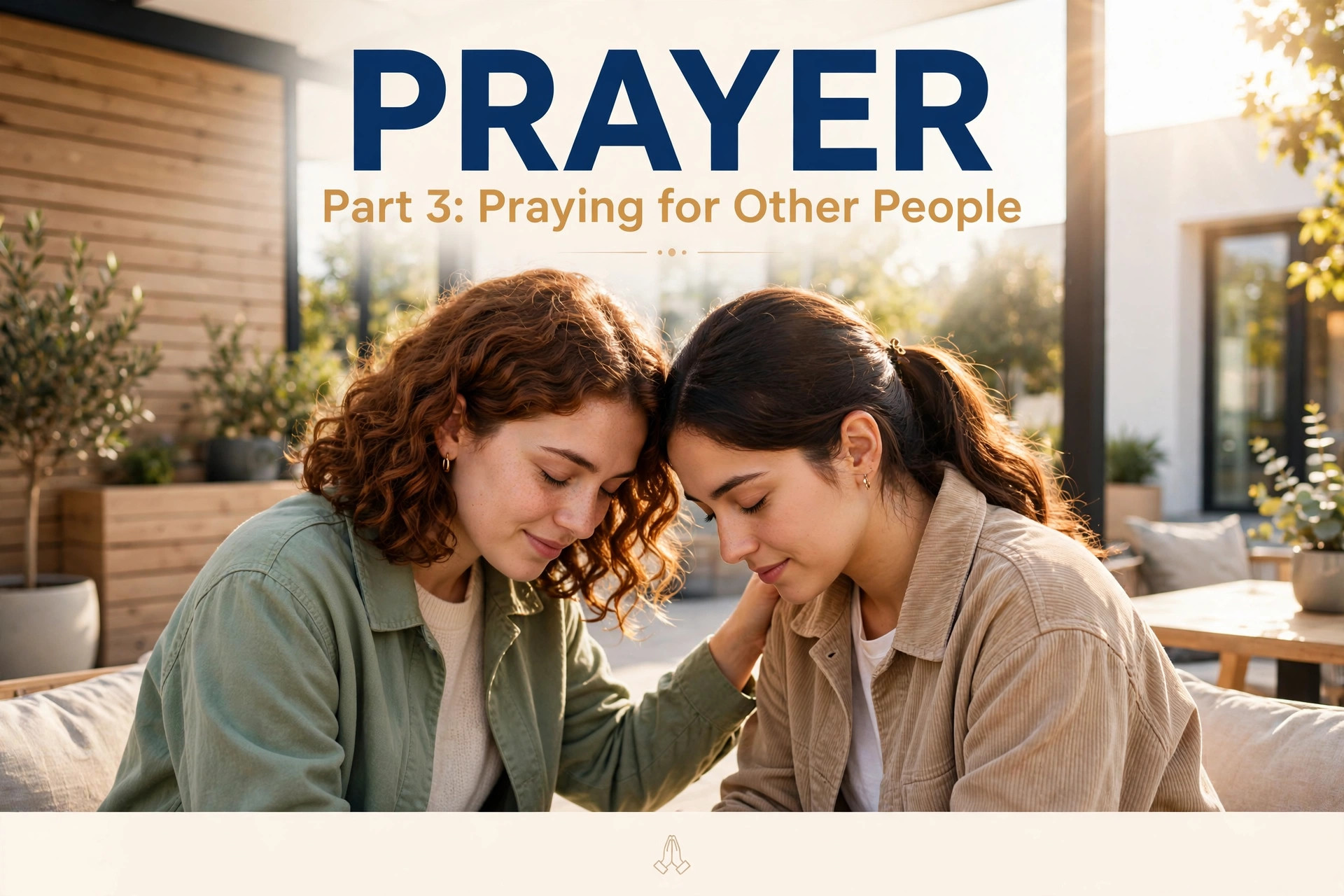 Prayer, Part 3: Praying for Other People