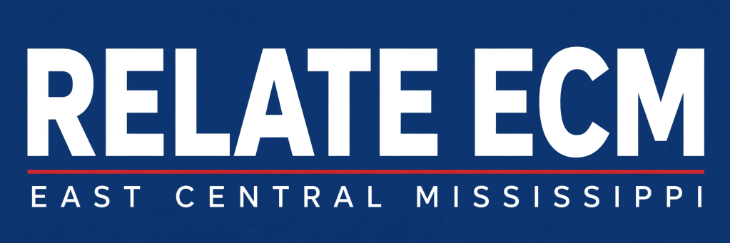Relate ECM – East Central Mississippi logo